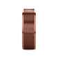 ROKA Flat Beveled Espresso Tungsten Carbide Ring with Brushed Center - 8mm