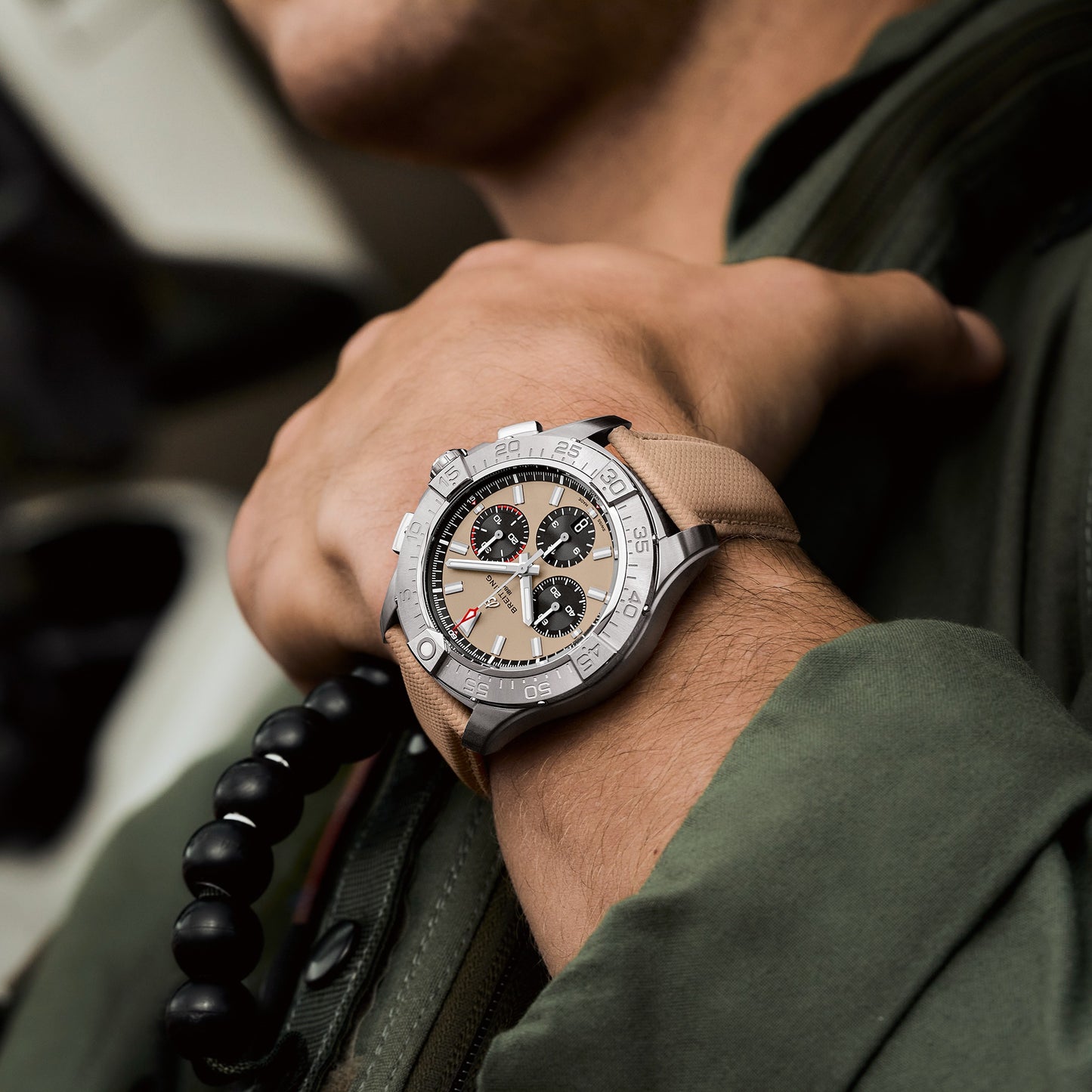 Breitling Avenger B01 Chronograph 44 — Beige Dial