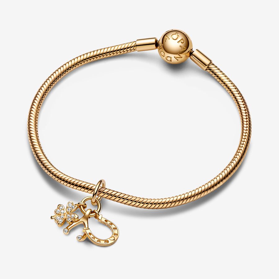 Horseshoe, Clover & Ladybird Dangle Charm – Shop Pandora Jewelry