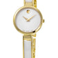 Movado Mov Bold GLD White Dial/Whit Bnd 0607715