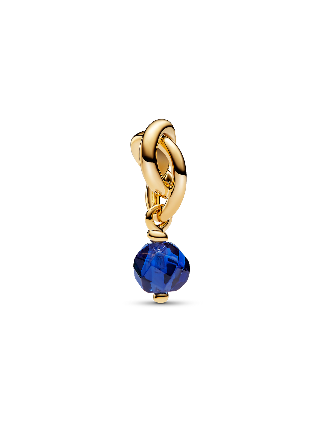Pandora Faceted Blue Eternity Circle Dangle Charm