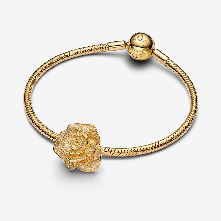 Rose in Bloom Oversized Charm