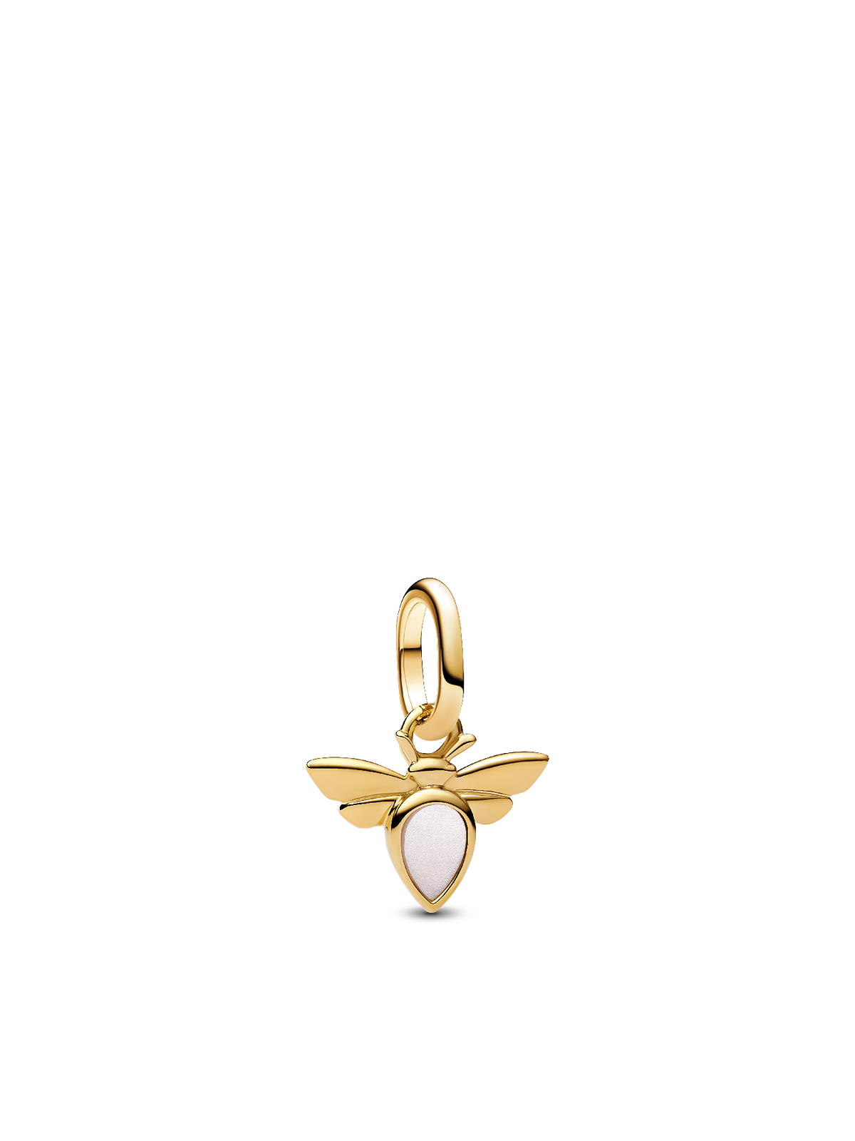 Pandora White Bee Mini Dangle Charm