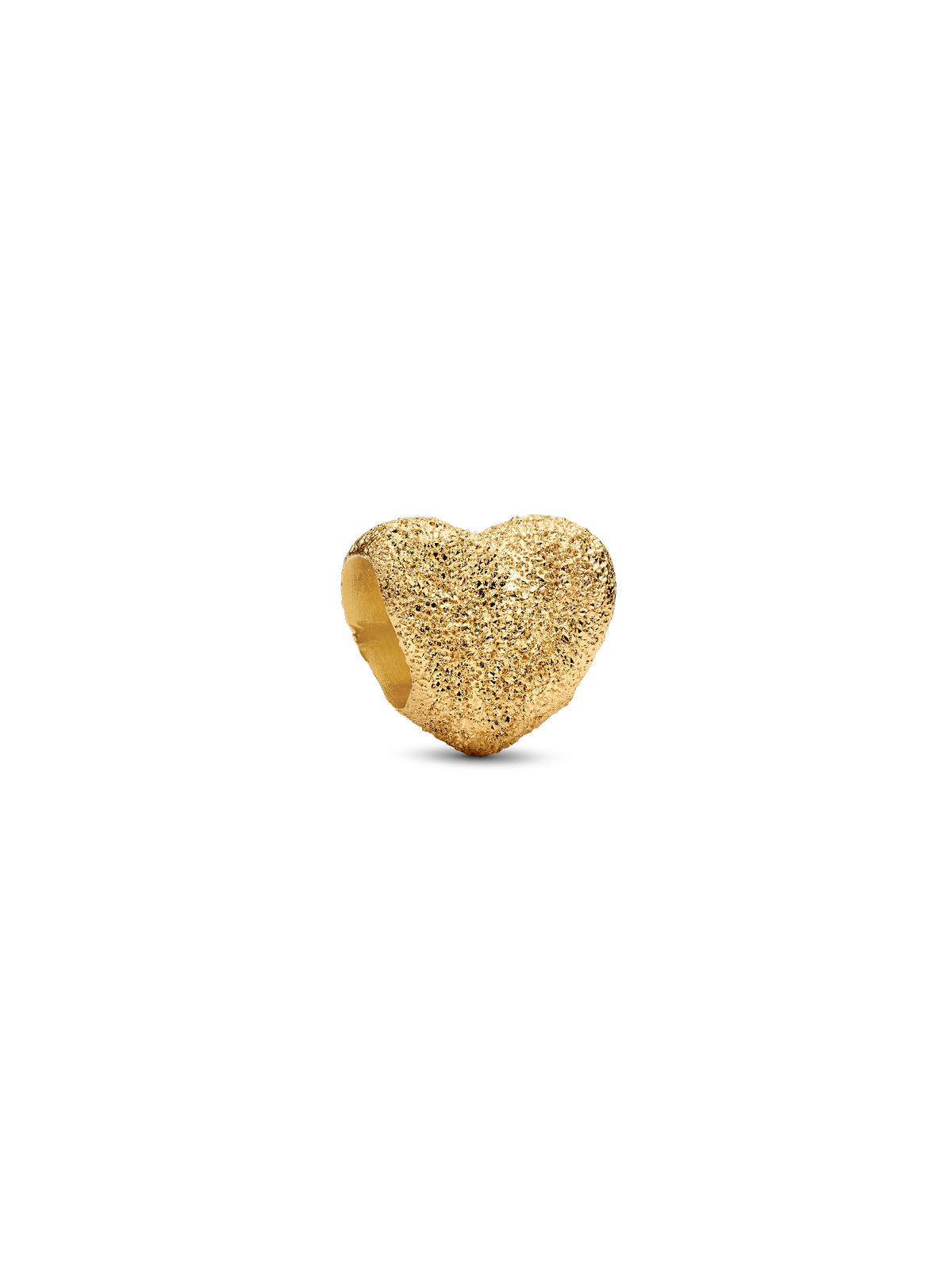 Pandora Textured Heart Mini Charm