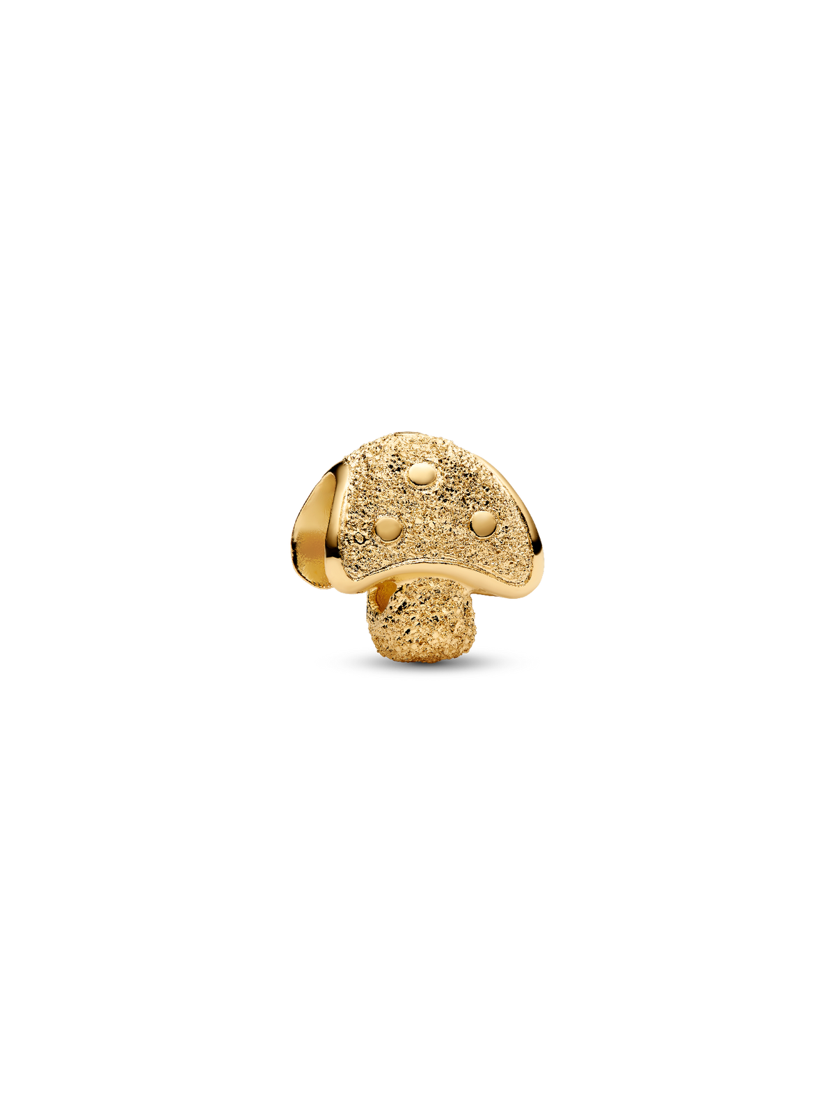 Pandora Textured Mushroom Mini Charm