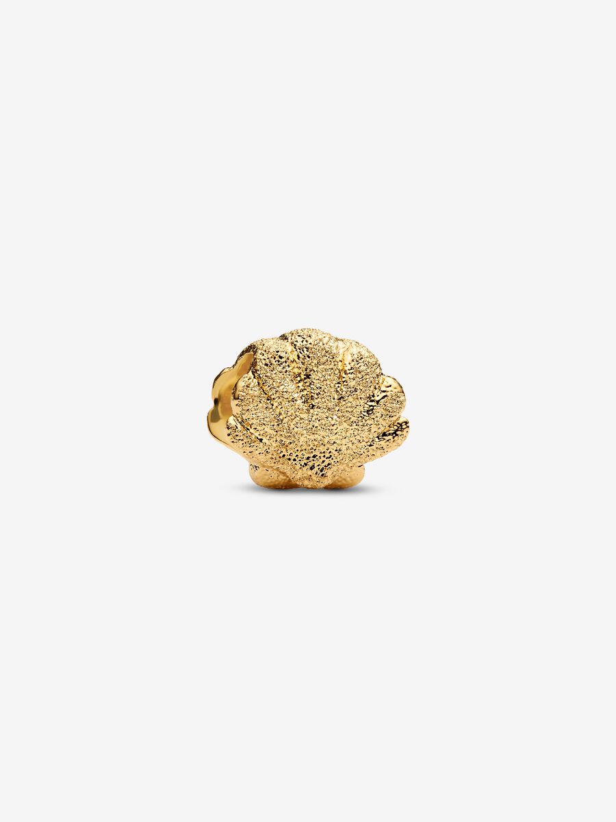 Pandora Textured Shell Mini Charm