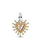 Pandora Radiant Heart Double Dangle Charm