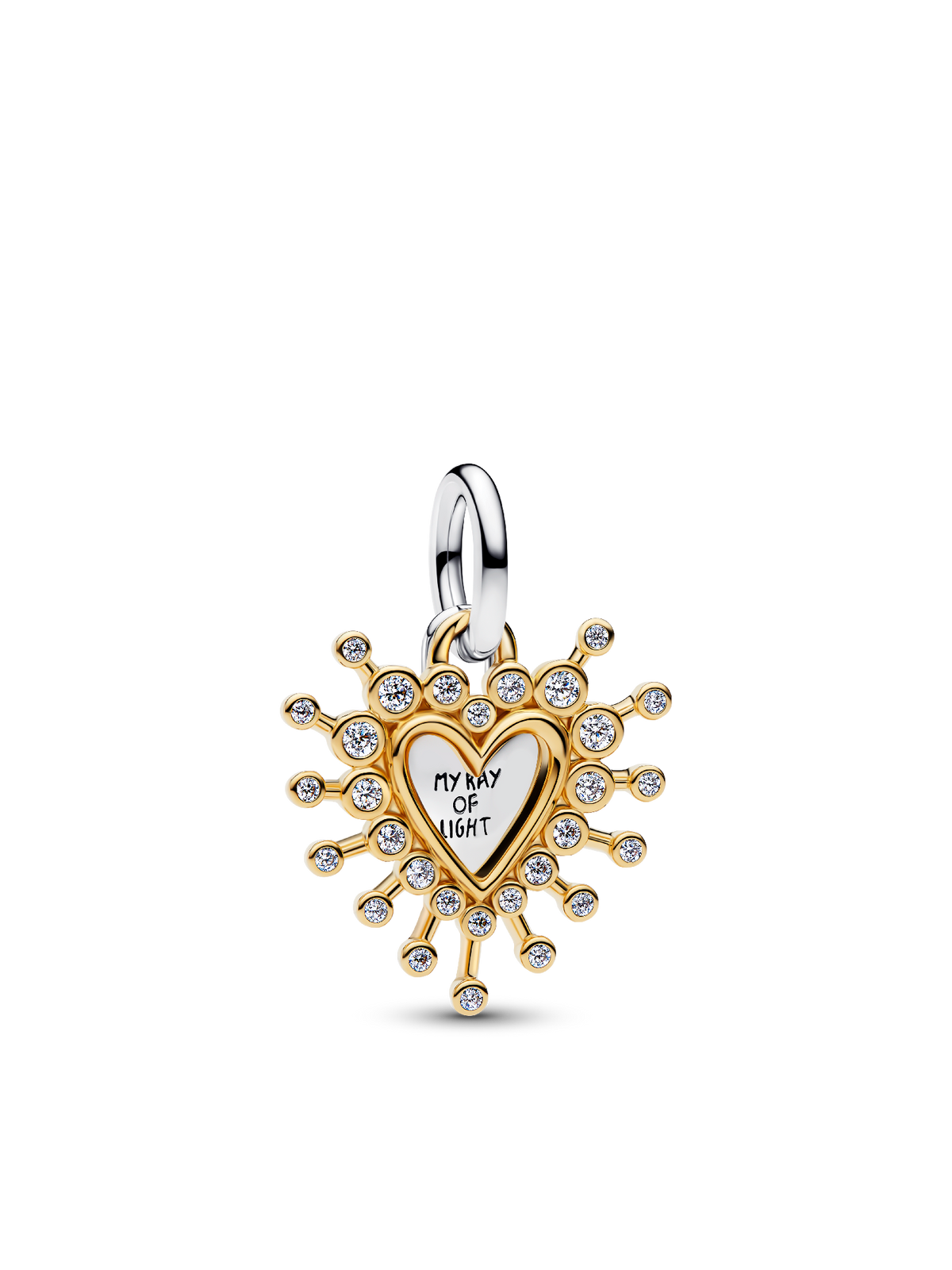 Pandora Radiant Heart Double Dangle Charm