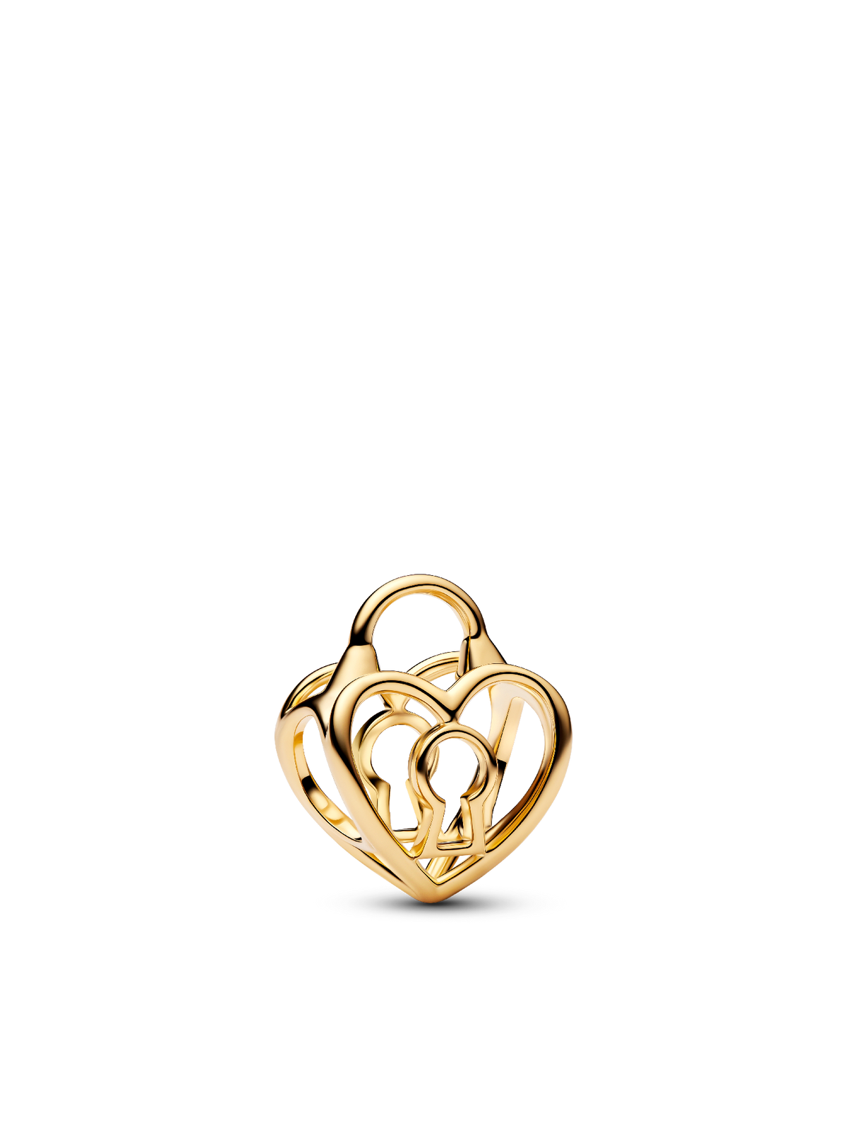 Pandora Openwork Heart Padlock Charm