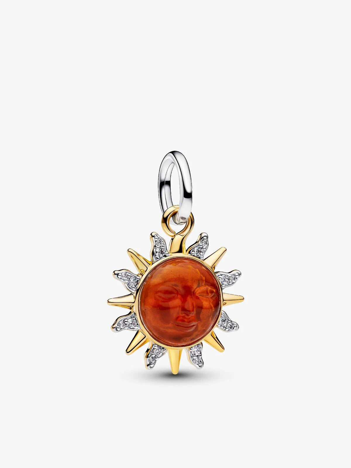 Pandora Swirling Sun Two-Tone Dangle Charm