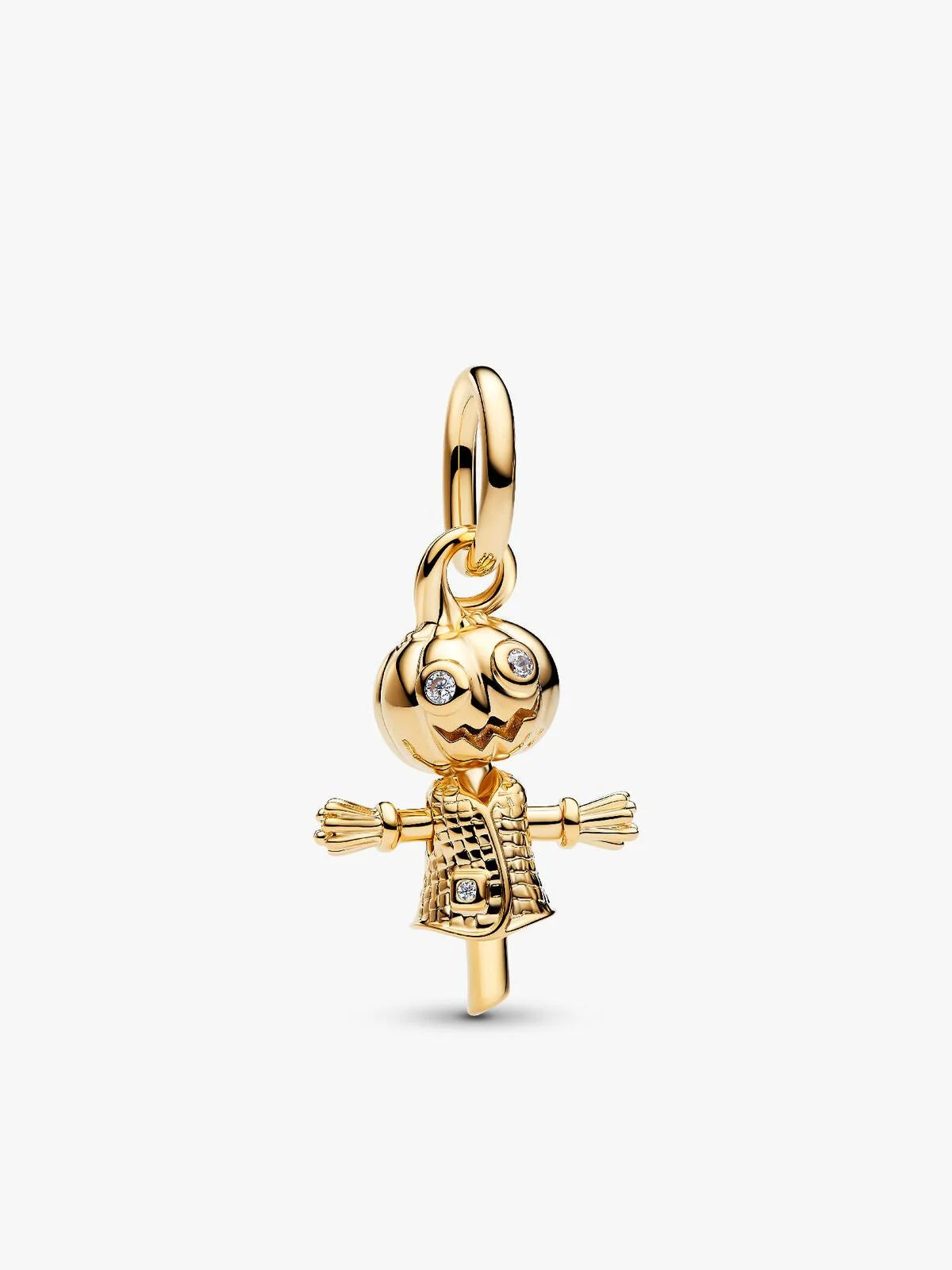 Pandora Pumpkin Scarecrow Dangle Charm