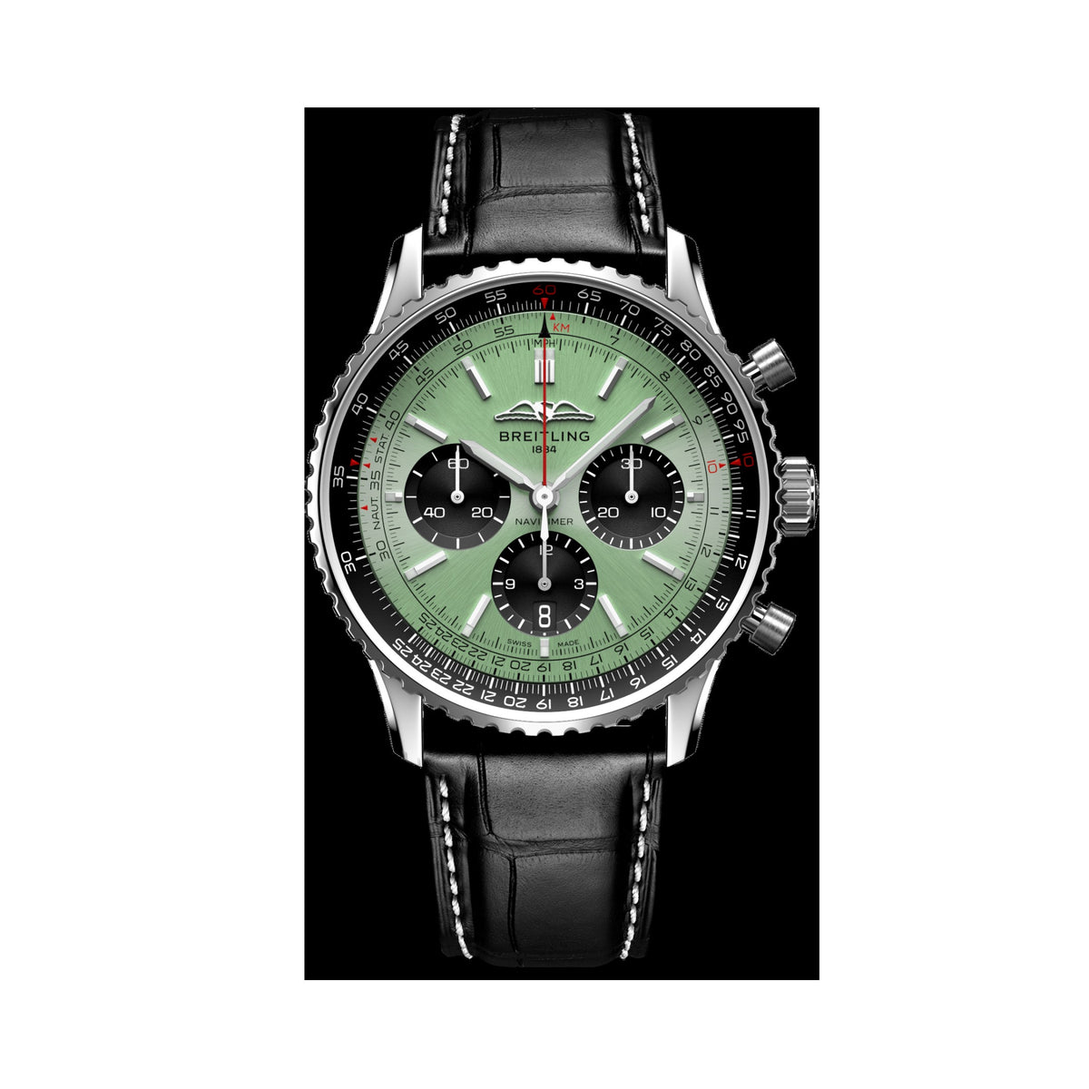 Breitling Navitimer B01 Chronograph 43 — Mint green Dial