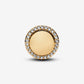 Engravable Sparkling Button Charm