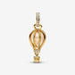 Sparkling Clear Hot Air Balloon Dangle Charm