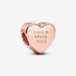 Engravable Heart Charm