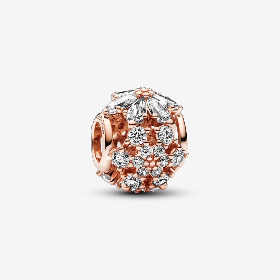 Sparkling Herbarium Cluster Round Charm
