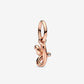 Letter Y Script Alphabet Dangle Charm