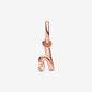 Letter H Script Alphabet Dangle Charm