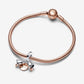Just Married Wedding Bells Double Dangle