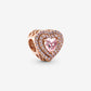 Sparkling Levelled Heart Charm