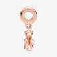 Heart Winged Angel Dangle Charm