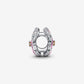 Pink Pansy Flower Charm