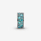 Teal Pavé Clip Charm
