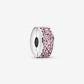 Pink Pavé Clip Charm