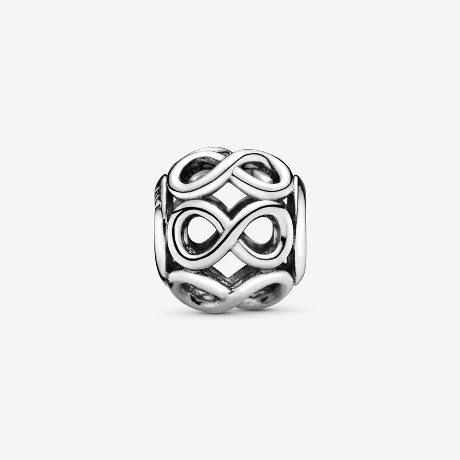 Openwork Infinity Charm