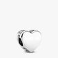 Pandora Engravable Heart Charm Engraved "besties"