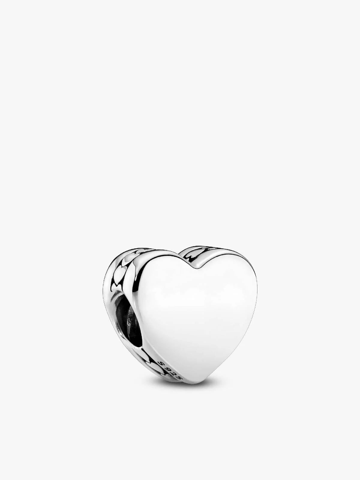 Pandora Engravable Heart Charm Engraved "besties"