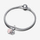 Four-leaf Clover Friendship Double Dangle Charm