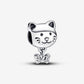 Pet Cat & Bow Charm