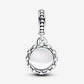 Engravable Disc & Hearts Dangle Charm