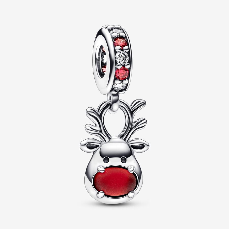 Christmas Mouse and Reindeer Charm Set