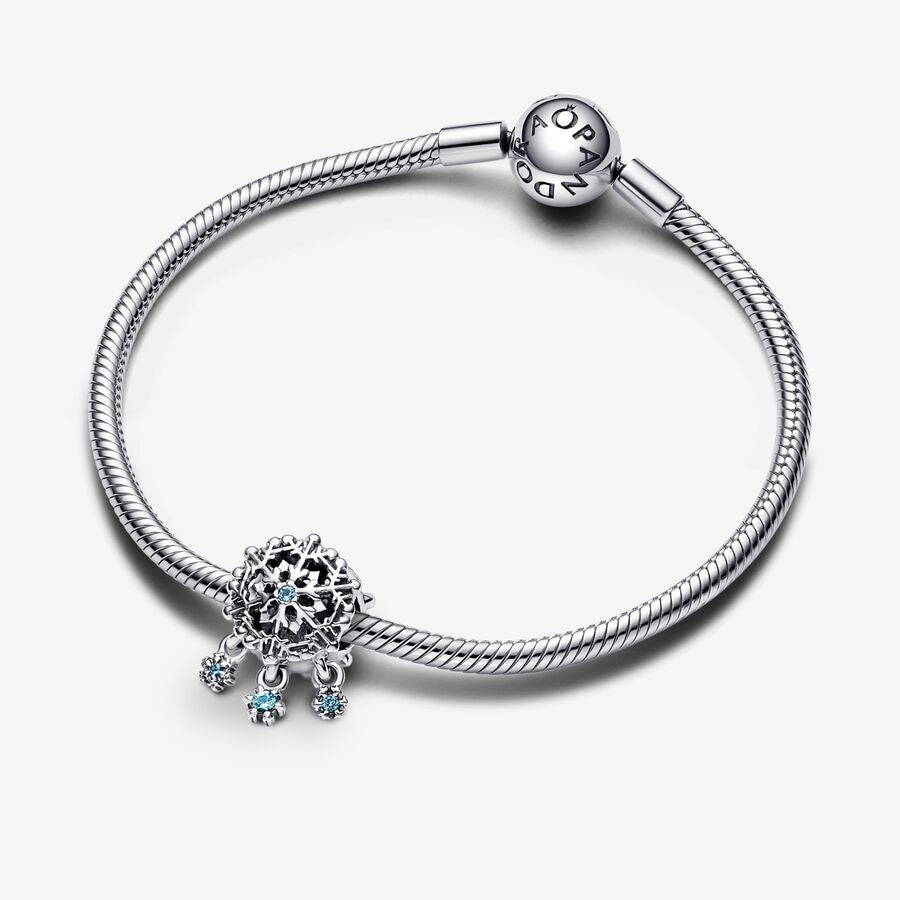 Icy Snowflake Drop Charm