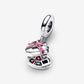 Openable Heart Chocolate Gift Box Dangle Charm