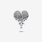 Sparkling Angel Wings & Heart Charm