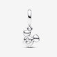 Disney Mickey Mouse Sparkling Head Silhouette Dangle Charm