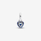 Pandora ME Blue Chakra Heart Mini Dangle Charm