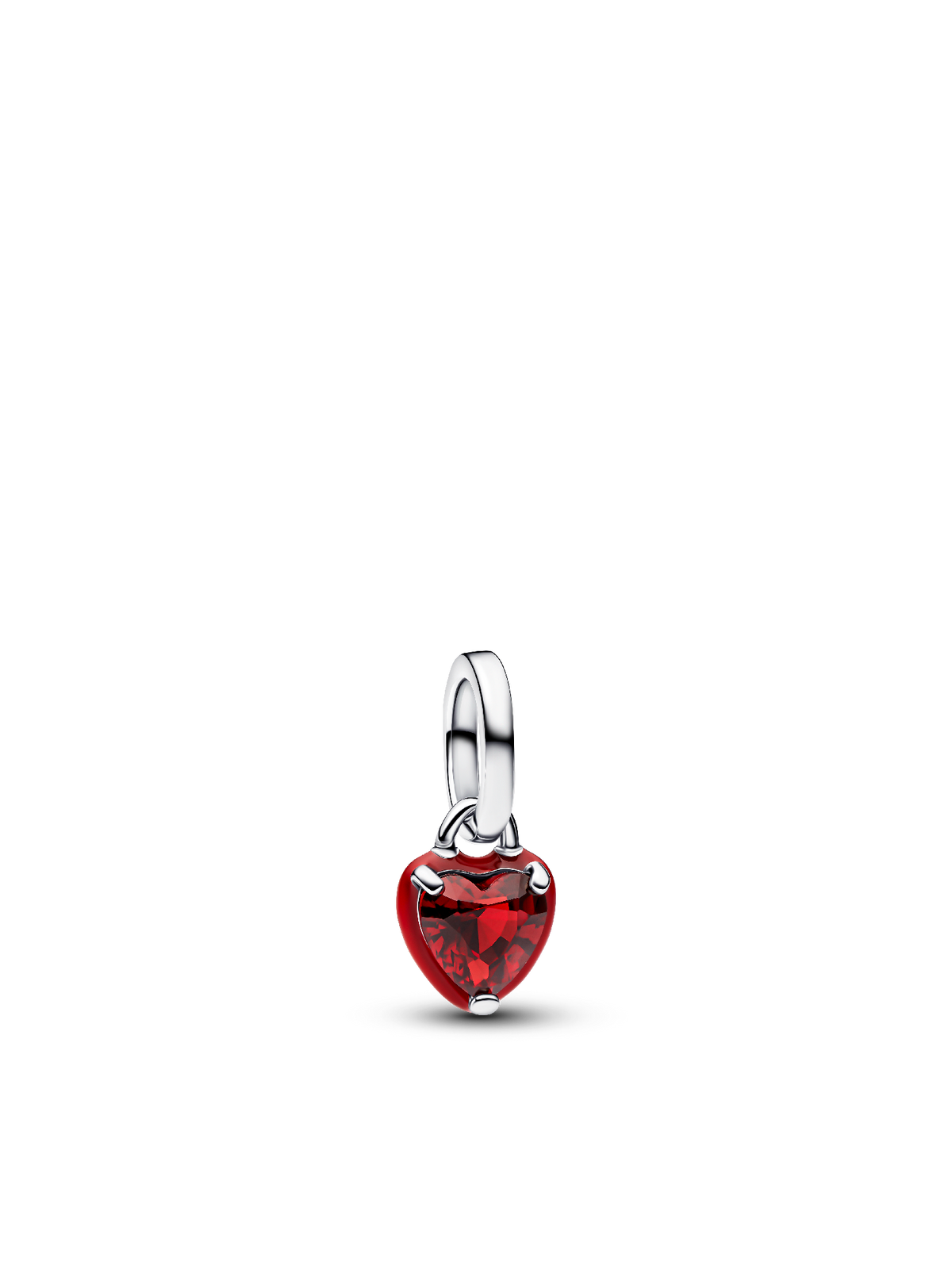 Pandora Red Chakra Heart Mini Dangle Charm