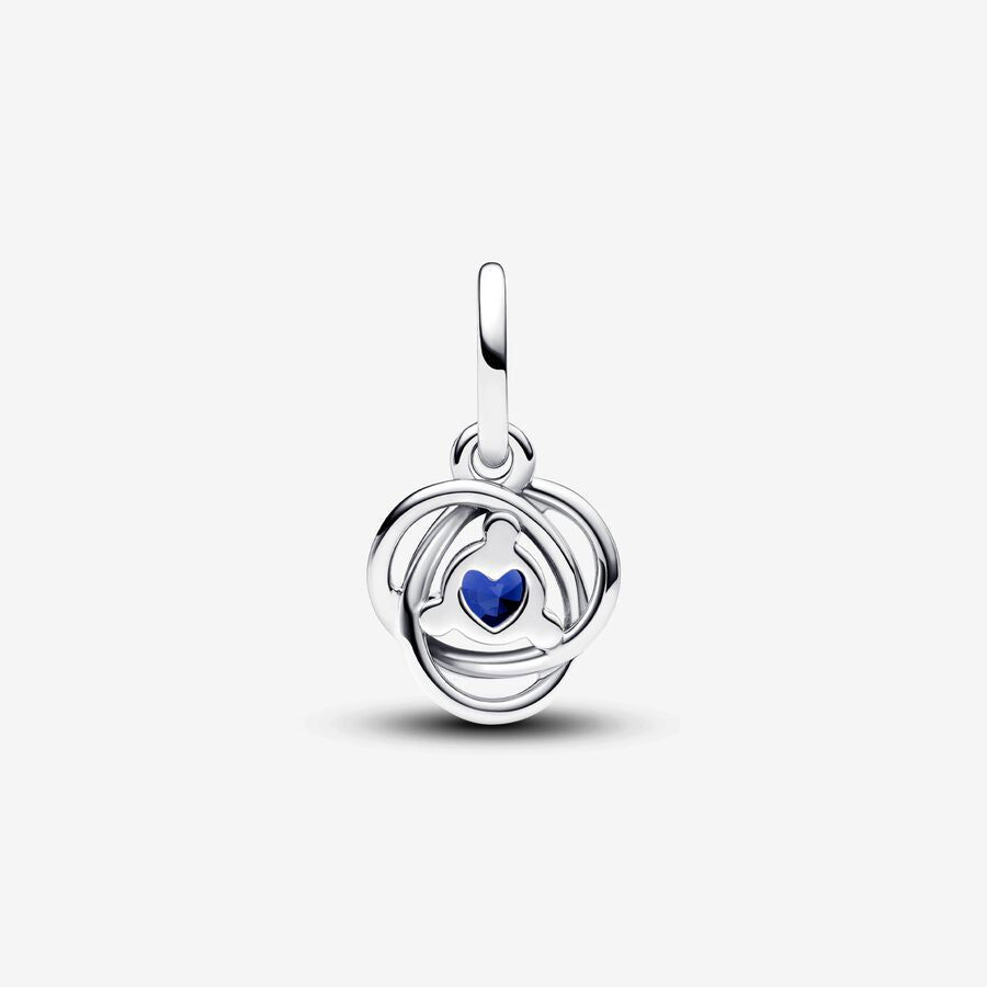Blue Eternity Circle Dangle Charm