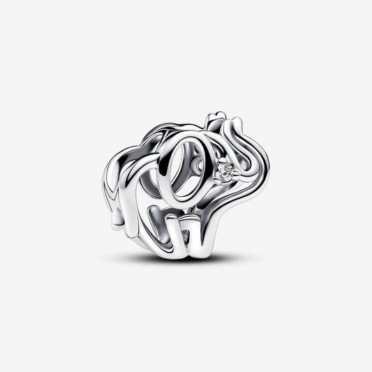 Openwork Elephant Charm