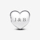 Be Love Engravable Large Heart Charm