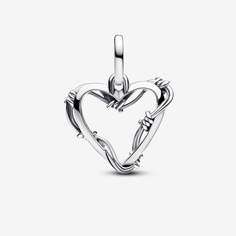 Wire Heart Medallion Charm