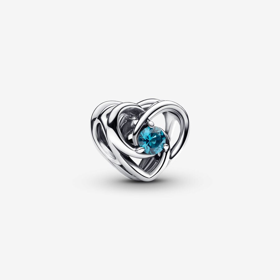 Entwined Heart & Stones Charm