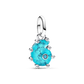 Pandora Blue Murano Glass Sea Snail Dangle Charm