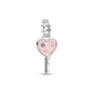 Pandora Opalescent Heart Key Dangle Charm