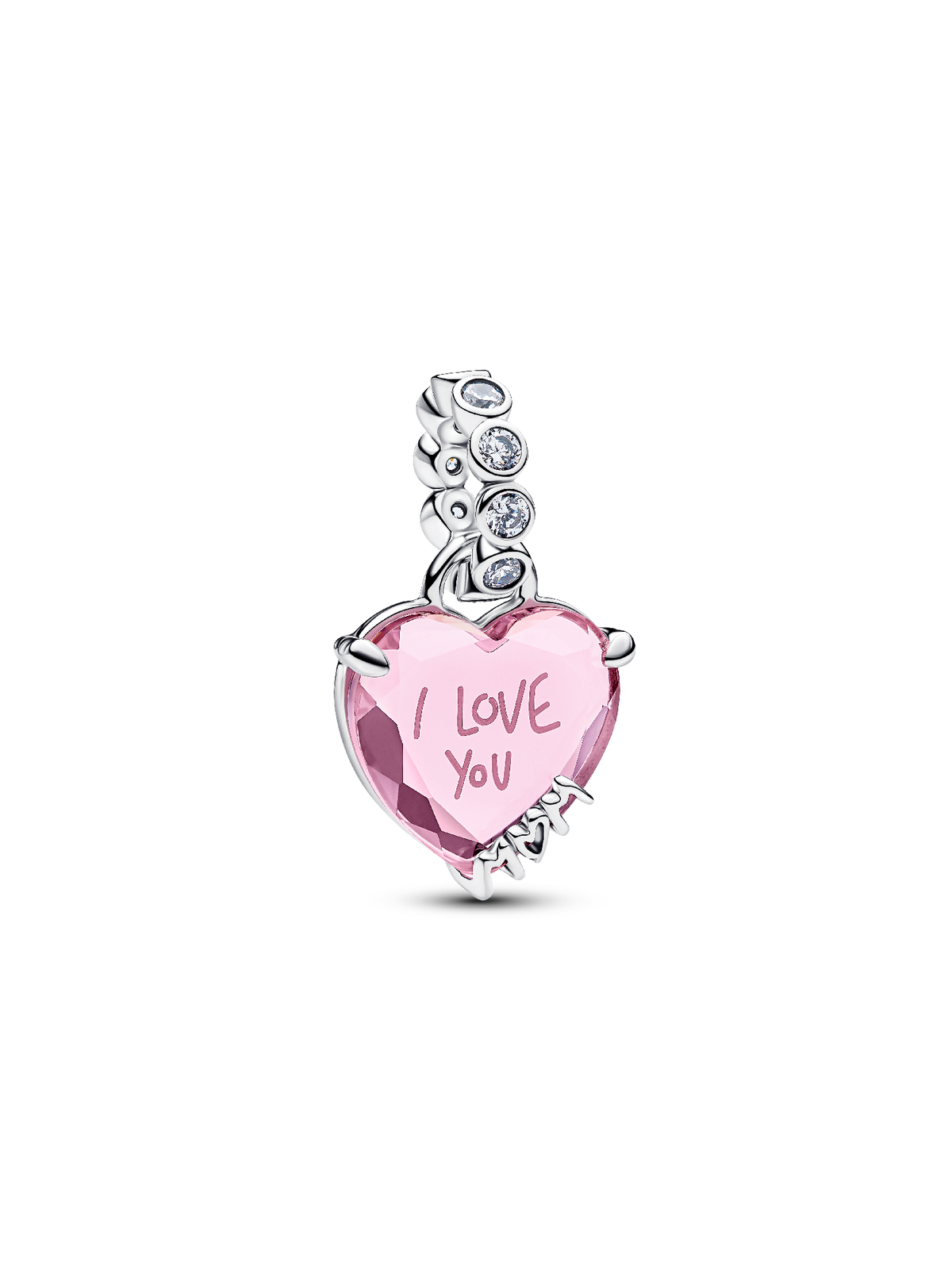 Pandora I Love You Mom Dangle Charm
