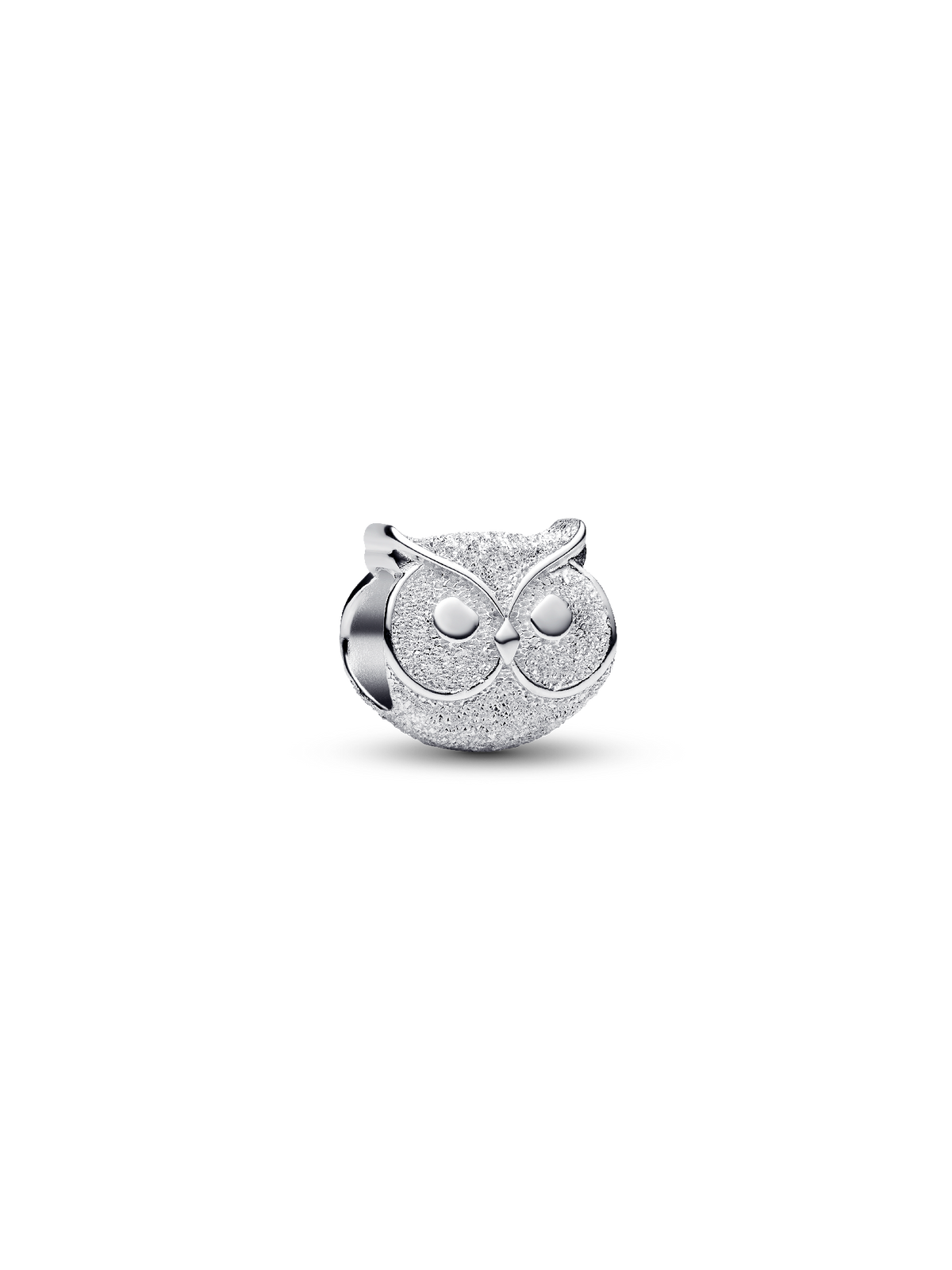 Pandora Textured Owl Mini Charm